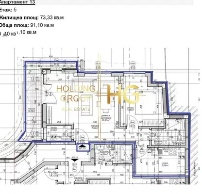Photo 3 — 3-bedroom apartment in Varna, Grand Mol