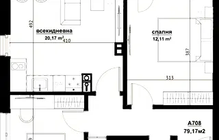 Тристаен апартамент в Бургас, Хоризонт
