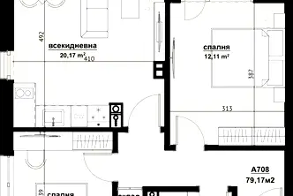 Тристаен апартамент в Бургас, Хоризонт