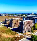 Тристаен апартамент с голяма тераса в Хоризонт, Бургас