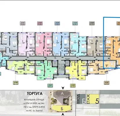 Снимка 3 — Просторен 3-стаен апартамент в Хоризонт, Бургас с тераса