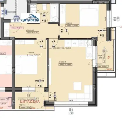 Photo 5 — 3-bedroom apartment in Stara Zagora, Jeleznik - Centyr