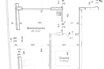 Тристаен апартамент във Варна, Левски 1