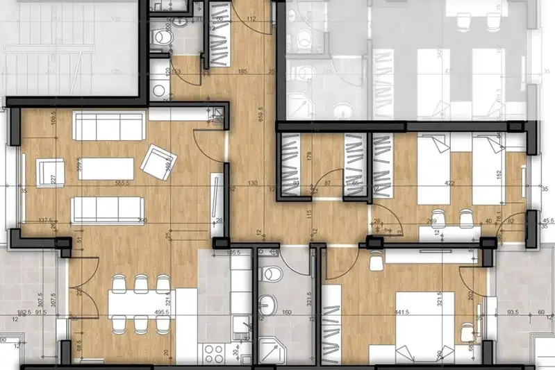 3-bedroom apartment in Sofiya, Levski V