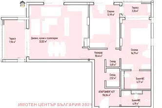 Тристаен апартамент в София, Младост 4