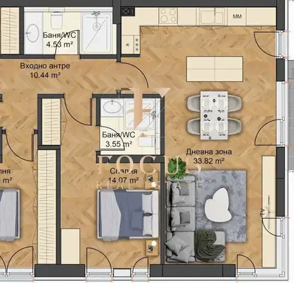 Photo 4 — 3-bedroom apartment in Plovdiv, Ostromila