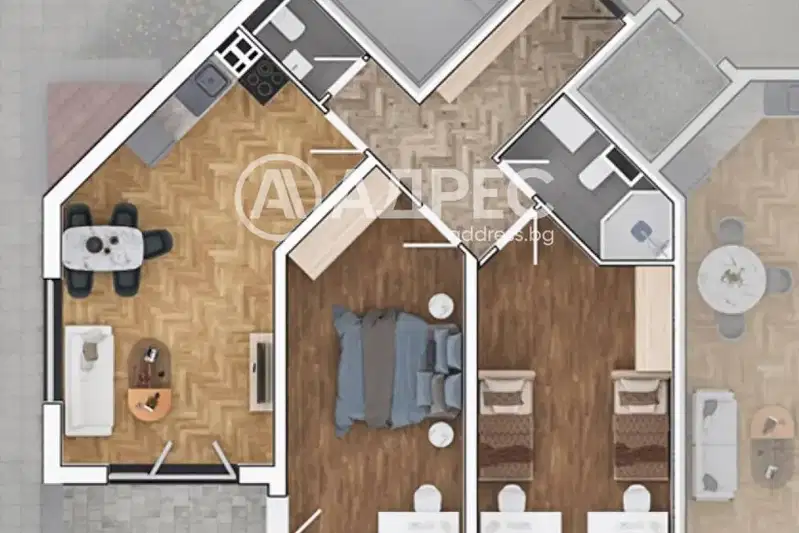 3-bedroom apartment in Sofiya, Ovcha Kupel 1