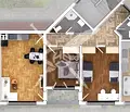 Снимка 2 — Тристаен апартамент в София, Овча купел 1