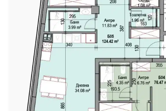 3-bedroom apartment in Sofiya, Poduyane