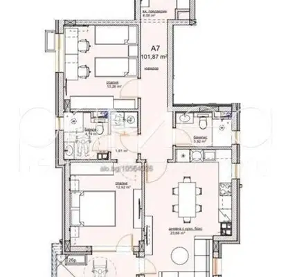 Photo 3 — 3-bedroom apartment in Burgas, Sarafovo