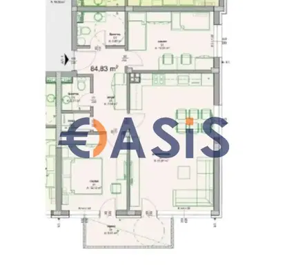 Photo 3 — 3-bedroom apartment in Burgas, Sarafovo
