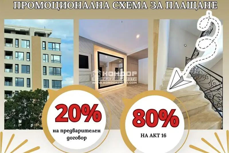 Тристаен апартамент в Пловдив, Тракия