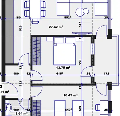 Снимка 4 — Тристаен апартамент в Стара Загора, Три чучура - север