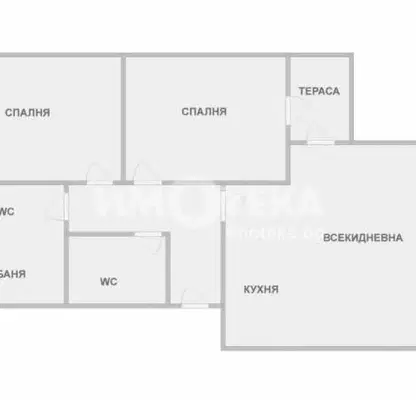 Снимка 5 — Тристаен апартамент с тераса в нова сграда във Виница, Варна