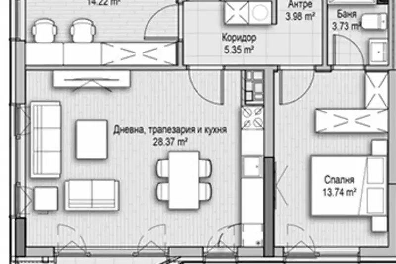 3-bedroom apartment in Sofiya, Vitosha