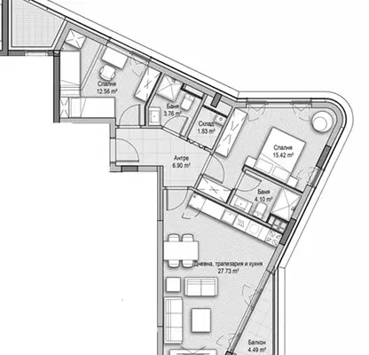Photo 2 — 3-bedroom apartment in Sofiya, Vitosha
