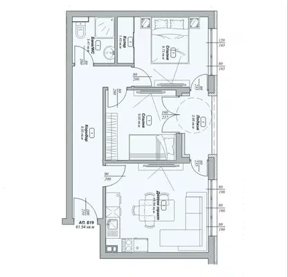 Снимка 5 — Тристаен апартамент във Варна, Възраждане 3