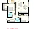 Снимка 3 — Тристаен апартамент в София, в.з.Малинова долина - Герена
