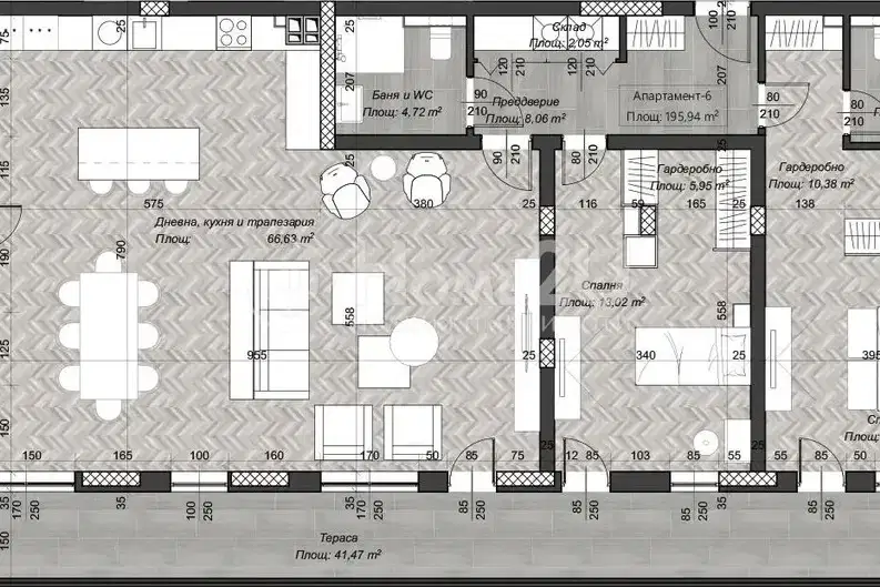 Тристаен апартамент в София, Зона Б-18