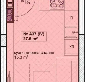 Снимка 5 — Едностаен апартамент в Бургас, Братя Миладинови