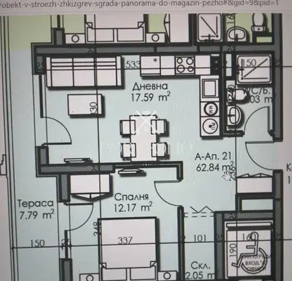 Photo 4 — 2-bedroom apartment in Oblast Burgas, Izgrev
