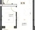 Снимка 2 — Двустаен апартамент в Пловдив, Кършияка