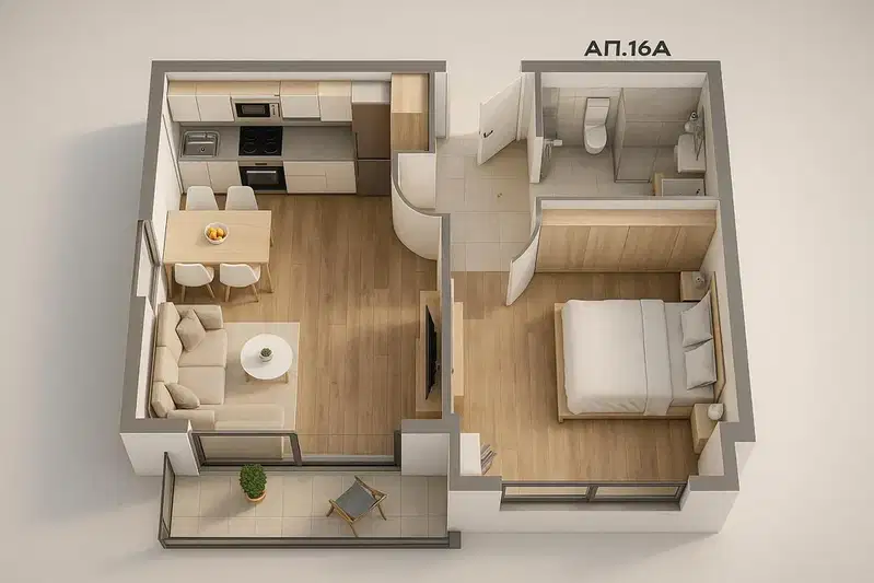 2-bedroom apartment in Plovdiv, Ostromila