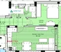 Снимка 4 — Двустаен апартамент с източно изложение в Остромила, Пловдив