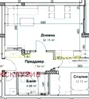 Двустаен апартамент с голяма веранда в кв. Остромила, Пловдив