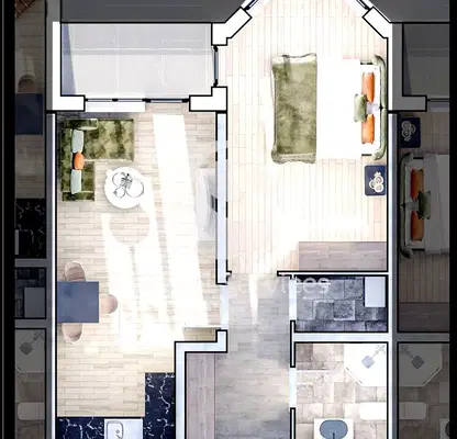 Photo 5 — 2-bedroom apartment in Sofia, Lyulin 10