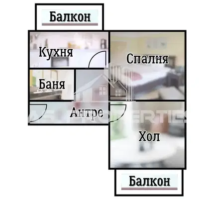 Снимка 4 — Двустаен апартамент с два балкона в Люлин 1, София