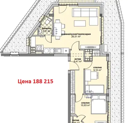 Photo 5 — 3-bedroom apartment in Sofiya, Lyulin 7