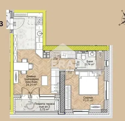 Photo 4 — 2-bedroom apartment in Sofiya, Lyulin 8
