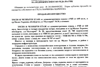 Етаж от къща в Бургас, Малко Търново