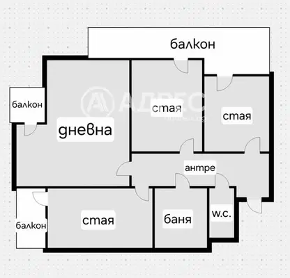 Photo 4 — 4-bedroom apartment in Sofiya, Belite Brezi