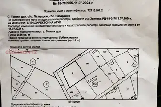 Парцел в Пазарджик, с. Тополи дол