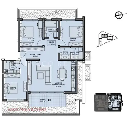 Снимка 2 — Многостаен апартамент в с. Бистрица