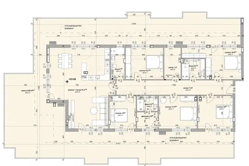 4-bedroom apartment in Stara Zagora, Ayazmoto