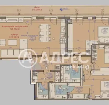 Photo 4 — Multi-room apartment with yard in Boyana, Sofia