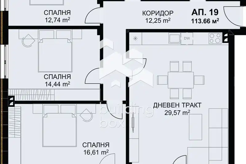 4-bedroom apartment in Varna, Briz