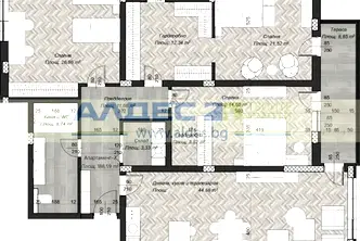 Многостаен апартамент в София, Център