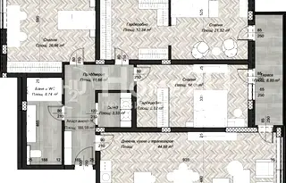 Многостаен апартамент в София, Център