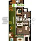 Слънчев тристаен апартамент с две спални в Горубляне, София