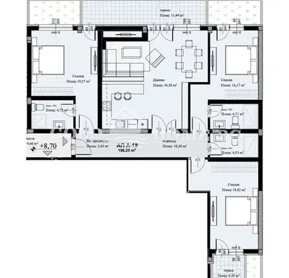 Снимка 3 — Многостаен апартамент в Пловдив, Христо Смирненски