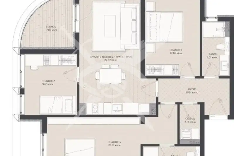 4-bedroom apartment in Burgas, Izgrev