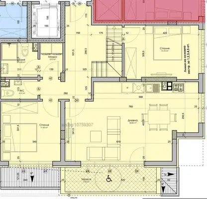 Снимка 3 — Многостаен апартамент в Стара Загора, Железник - център