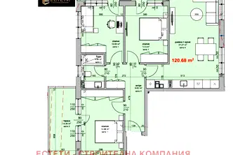Многостаен апартамент в Стара Загора, Железник - изток