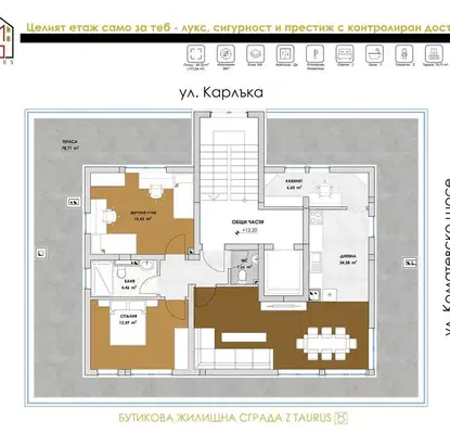 Снимка 3 — Многостаен апартамент в Пловдив, Коматевско шосе