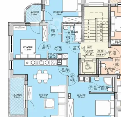 Photo 4 — 4-bedroom apartment in Sofiya, Krystova Vada