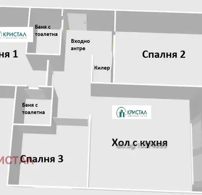 Снимка 4 — Многостаен апартамент в Пловдив, Кършияка